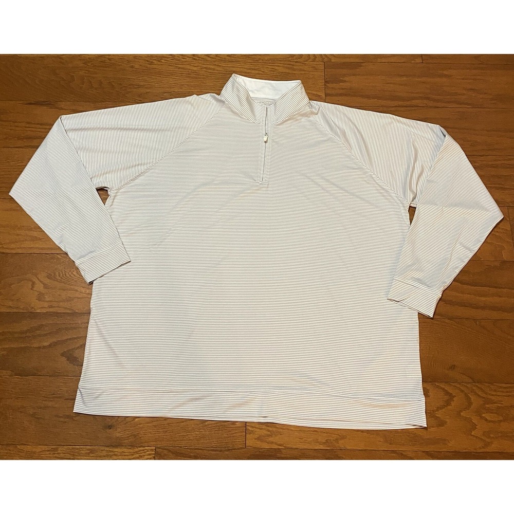 Harlestons Sweater Mens XXL‎ 2XL 1/4 Zip Pullover Lightweight Casual Stretch